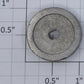 Lionel 219-22 Nickel Crane Handwheel with Oval Hole