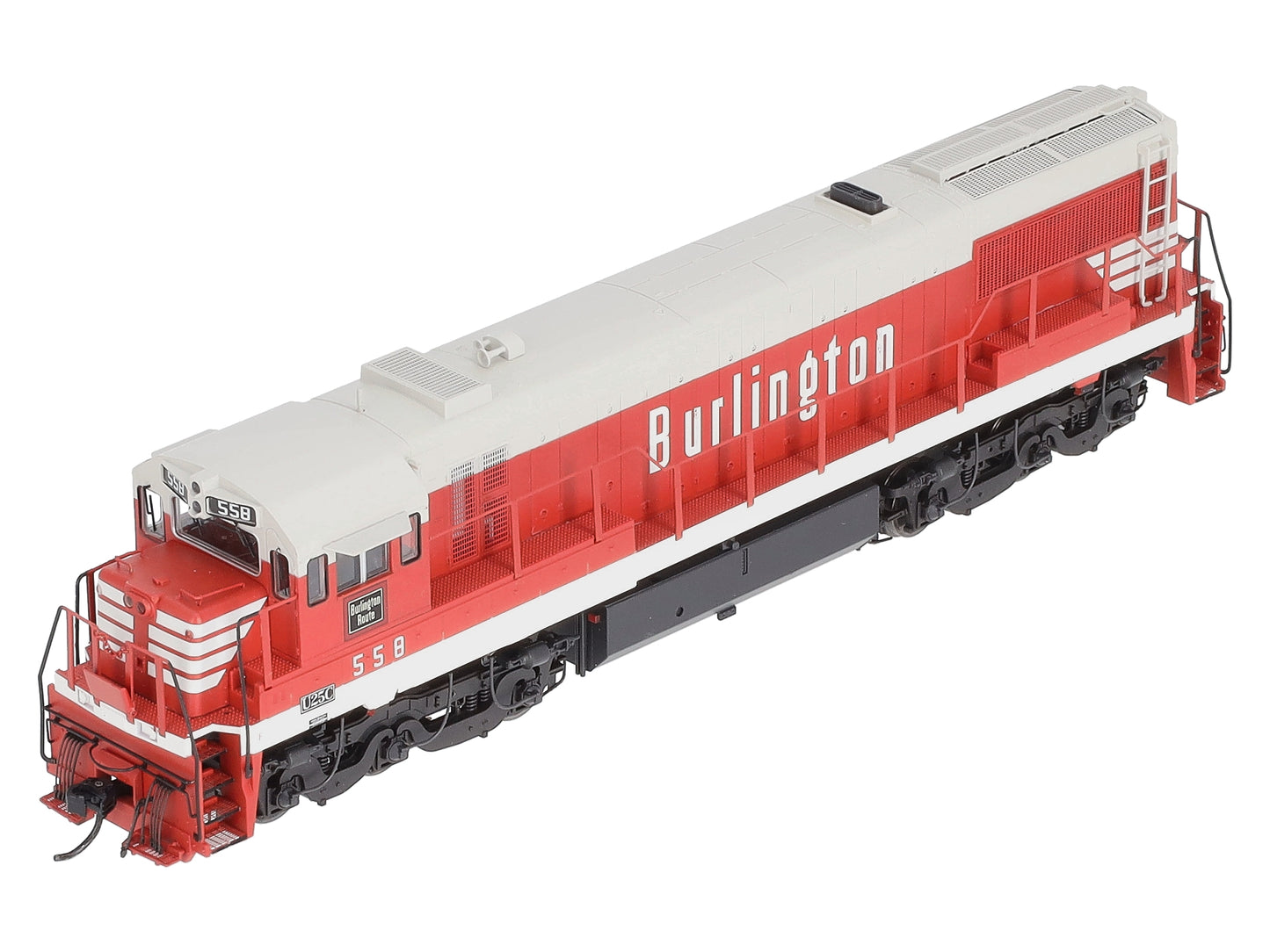 Rivarossi HR2530 HO CB&Q GE U25C Diesel Locomotive - Standard DC #558