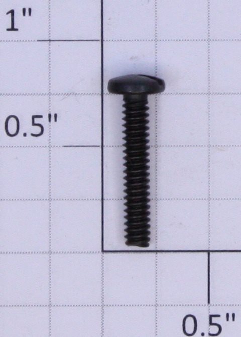 Lionel #6-32 x 3/4" Black Slotted Pan Head Screw