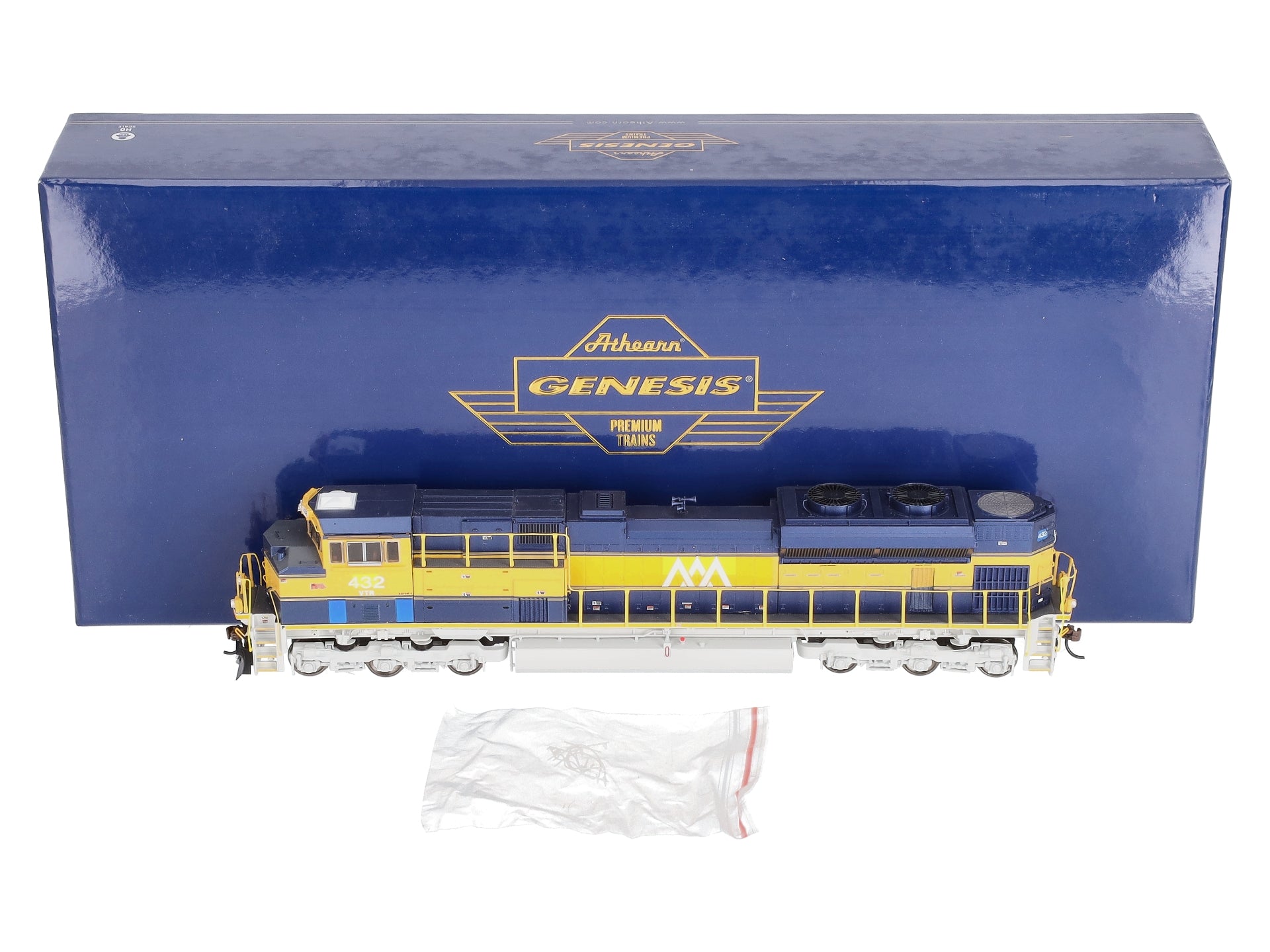 鉄道模型 SDX Athearn G69374 HO Vermont Railway SD70M-2 Diesel Engine #432 with