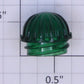Lionel ZW-23 O Gauge Transparent Dark Green Jewel Lens Cap - Fits VW, ZW, LTC