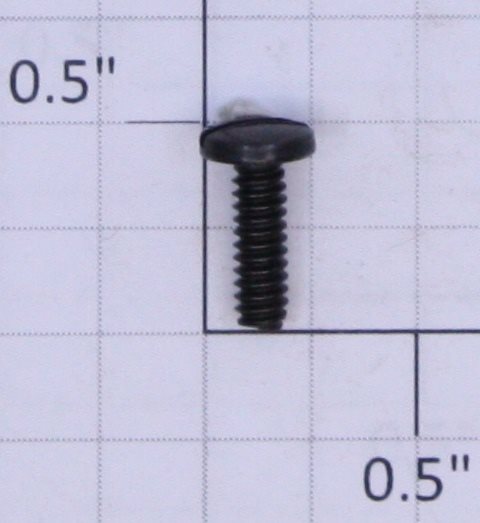 Lionel #6-32 x 7/16" Black Slotted Pan Head Self Tapping Screw