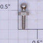 Lionel 164-6 #4-36 Nickel Roof Finial Screw