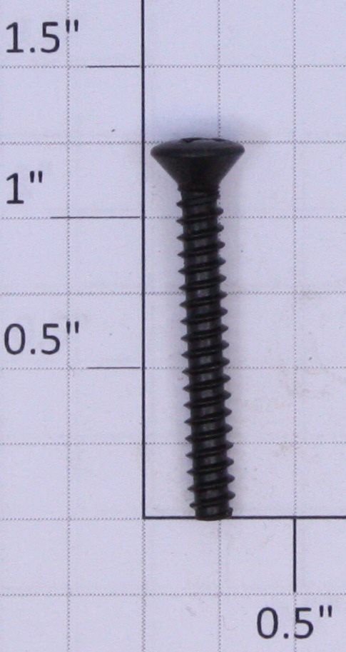 Lionel 20-93 #8 x 1-1/4" TW Long Black Oval Head Phillips Tapping Cover Screw