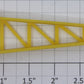 Lionel 6660-7 Plastic Yellow Boom Mast