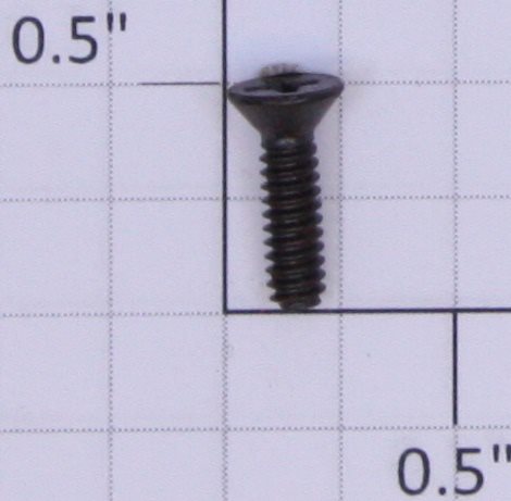 Lionel #6-32 x 1/2" Black Flat Head Phillips Machine Screw