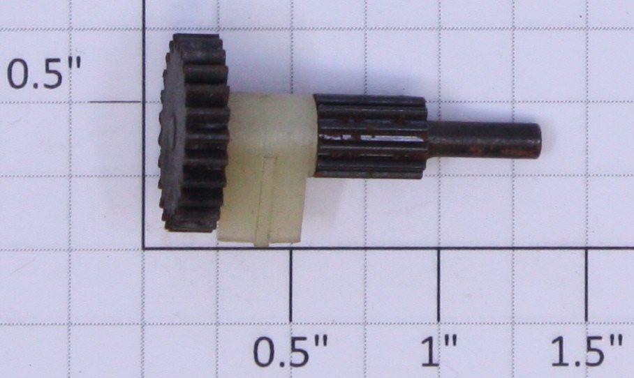 Lionel 55-32 Tie-Jector Pinion & Shaft Assembly