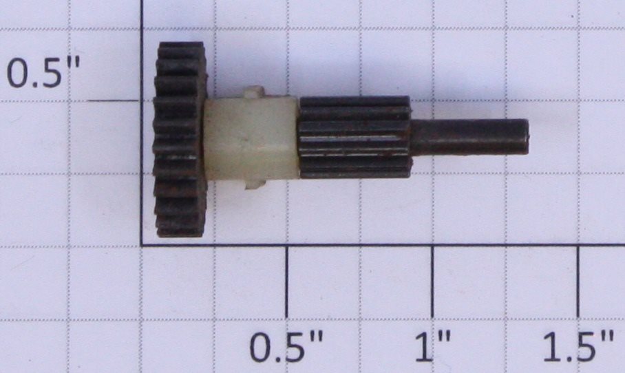 Lionel 55-32 Tie-Jector Pinion & Shaft Assembly