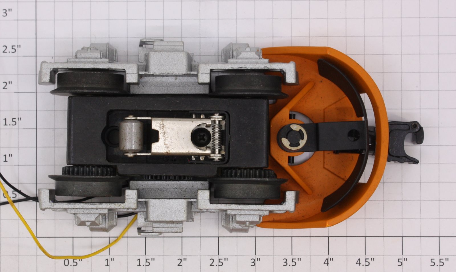 Lionel 38192-570 D&RGW F-3A Orange and Silver Front Motor Truck