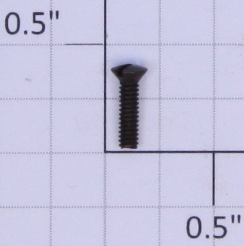 Lionel #3-48 x 13/32" Black Oval Head Slotted Screw