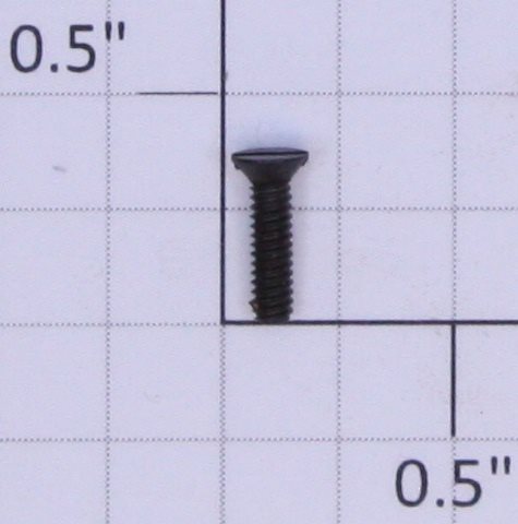Lionel #3-48 x 3/8" Black Flat Head Slotted Screw
