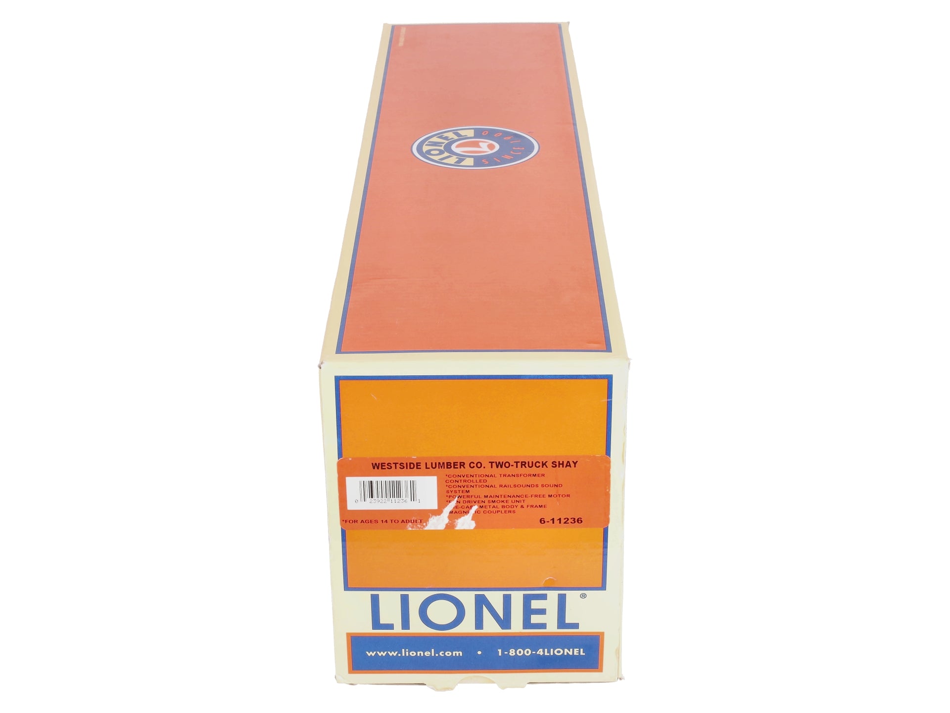Lionel 6-11236 O West Side Lumber Conv 2-Truck Shay #6