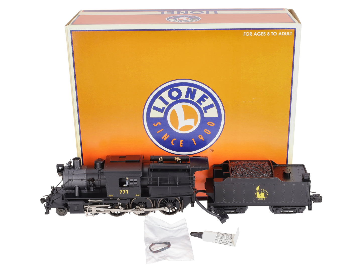 Lionel 6-18089 O Gauge CNJ 4-6-0 Camelback Steam Locomotive & Tender #771 LN/Box