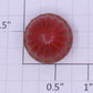 Lionel RW-27 Translucent Red Jewel Lens Cap - Fits RW, VW, ZW
