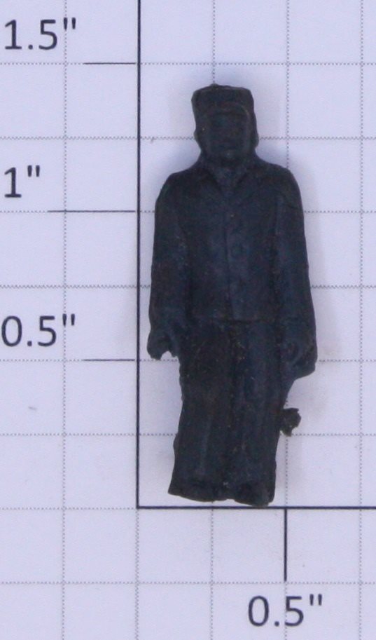 Lionel 445-25 O Gauge Switch Tower Unpainted Navy Blue Figure without Lantern