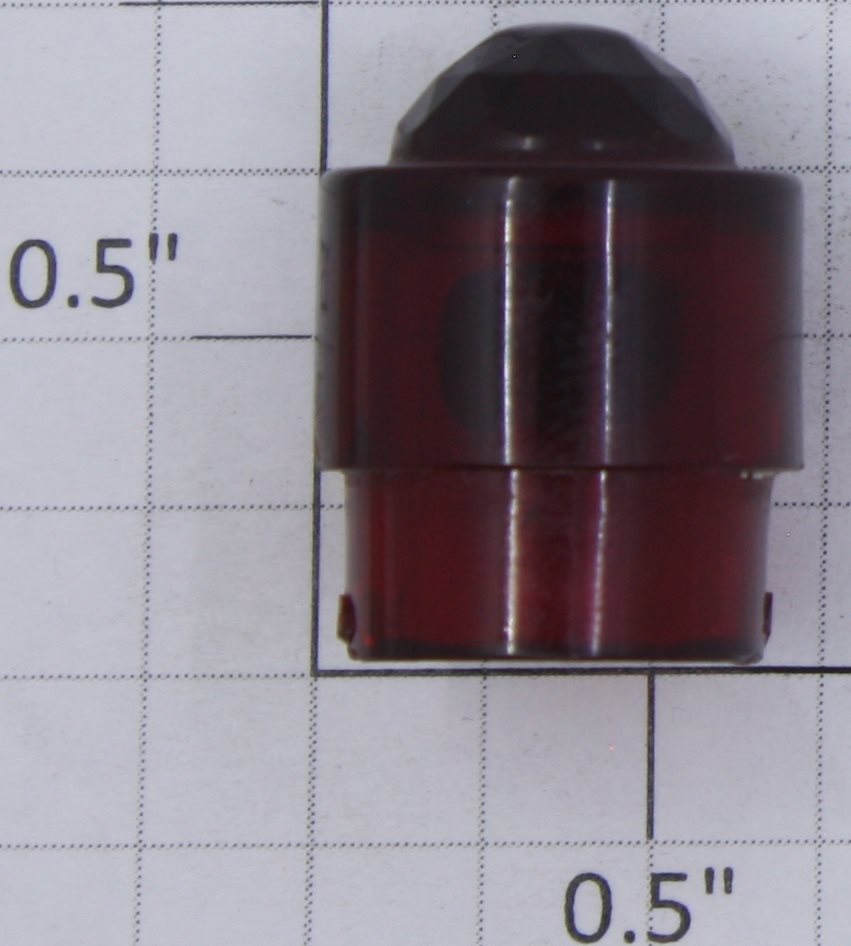 American Flyer PA12A112RX S Scale Red Jeweled Transparent Transformer Lens