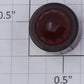 American Flyer PA12A112RX S Scale Red Jeweled Transparent Transformer Lens