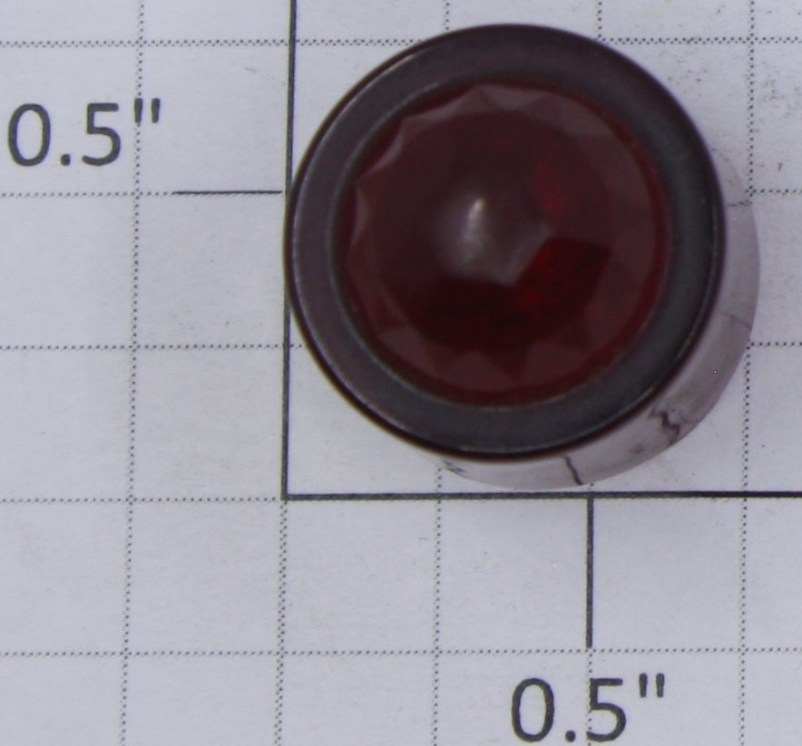 American Flyer PA12A112RX S Scale Red Jeweled Transparent Transformer Lens