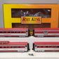 MTH 30-67458 O Gauge MKT 60’ Streamlined ABS Passenger Car Set (Set of 4)