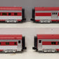 MTH 30-67458 O Gauge MKT 60’ Streamlined ABS Passenger Car Set (Set of 4)