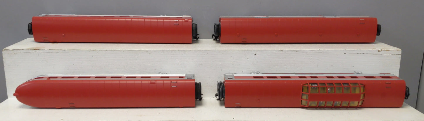 MTH 30-67458 O Gauge MKT 60’ Streamlined ABS Passenger Car Set (Set of 4)