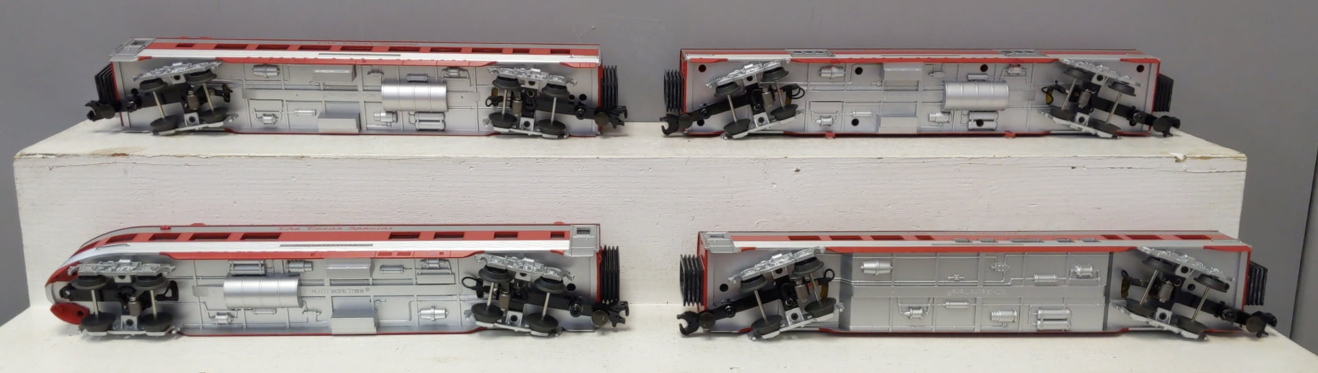 MTH 30-67458 O Gauge MKT 60’ Streamlined ABS Passenger Car Set (Set of 4)