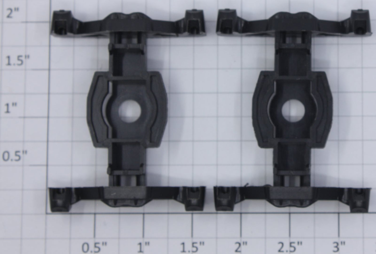 Atlas P2RST-1 2-Rail Plastic Plain Truck (Bag of 2)