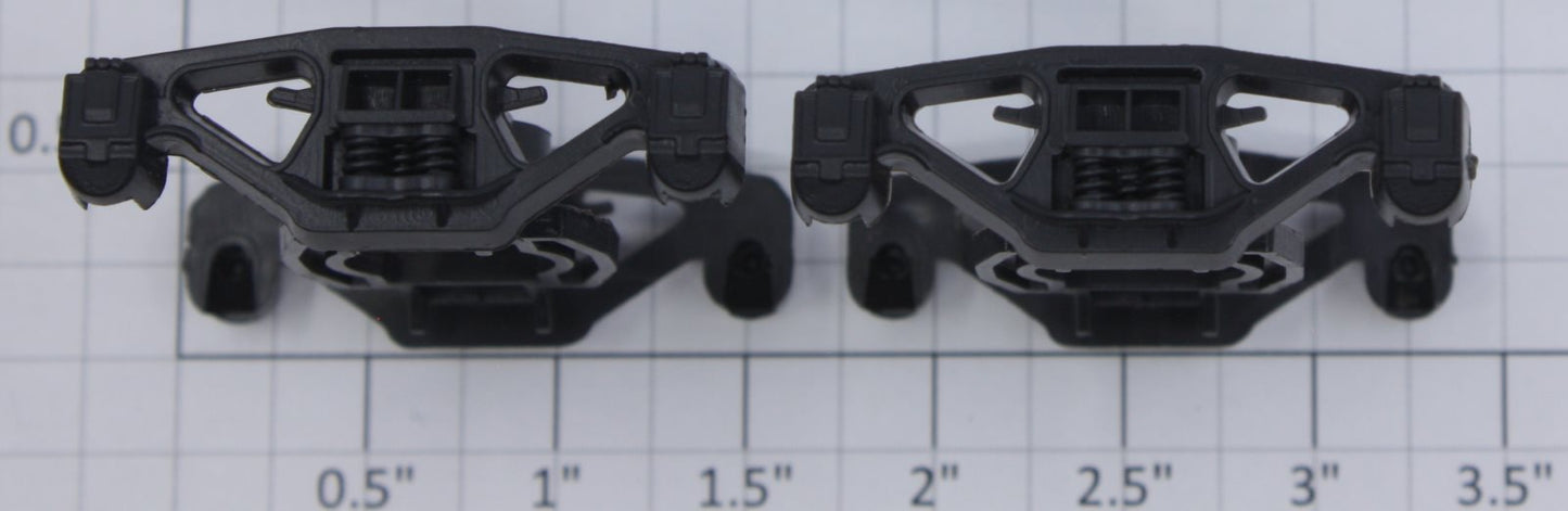 Atlas P2RST-1 2-Rail Plastic Plain Truck (Bag of 2)