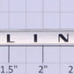 Lionel 101-11 Self Adhesive "Burlington" Name Plate