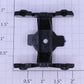 Lionel 9150-85X Plain Plastic Roller Bearing Truck Frame Only