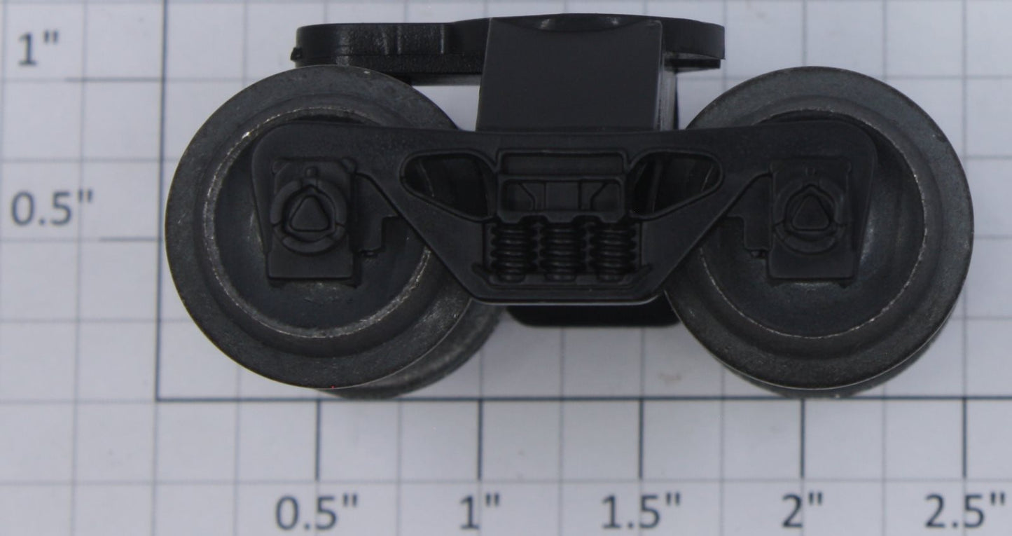 Lionel 19174-50 4-Wheel Plastic 3-Spring Roller Bearing Plain Truck