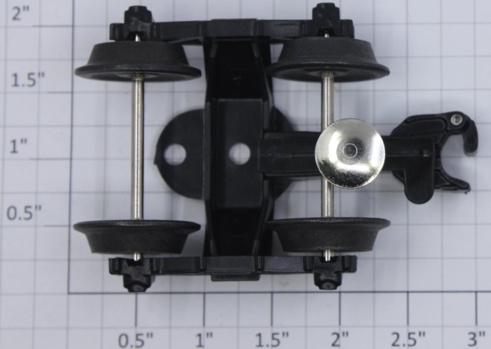 K-Line K-5000-2 Plastic Archbar Truck with Operating Coupler Assembly