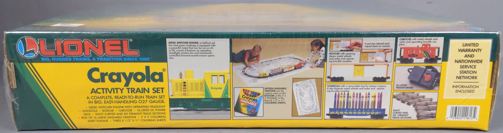 Lionel 6-11813 O Gauge Crayola Activity Diesel Train Set MT/Box