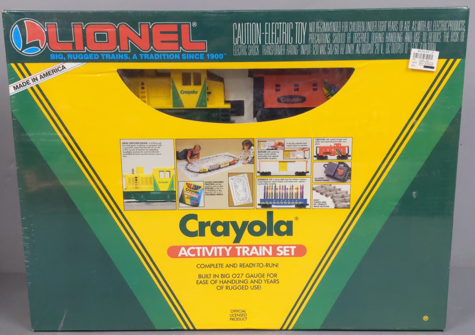 Lionel 6-11813 O Gauge Crayola Activity Diesel Train Set MT/Box