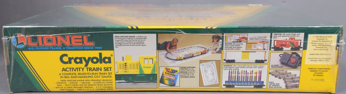 Lionel 6-11813 O Gauge Crayola Activity Diesel Train Set MT/Box