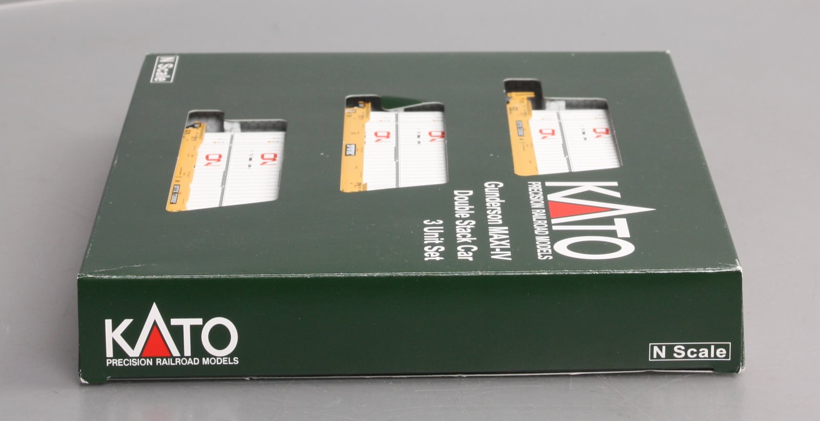 Kato 106-6173 N TTX Gunderson MAXI-IV 3-Car Set #732002 w/ CN Containers