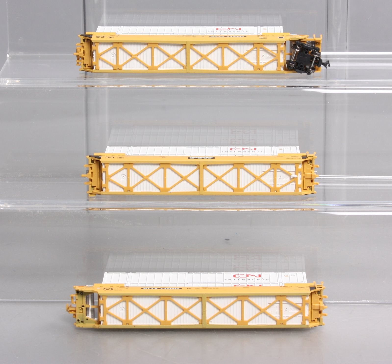 Kato 106-6173 N TTX Gunderson MAXI-IV 3-Car Set #732002 w/ CN Containers