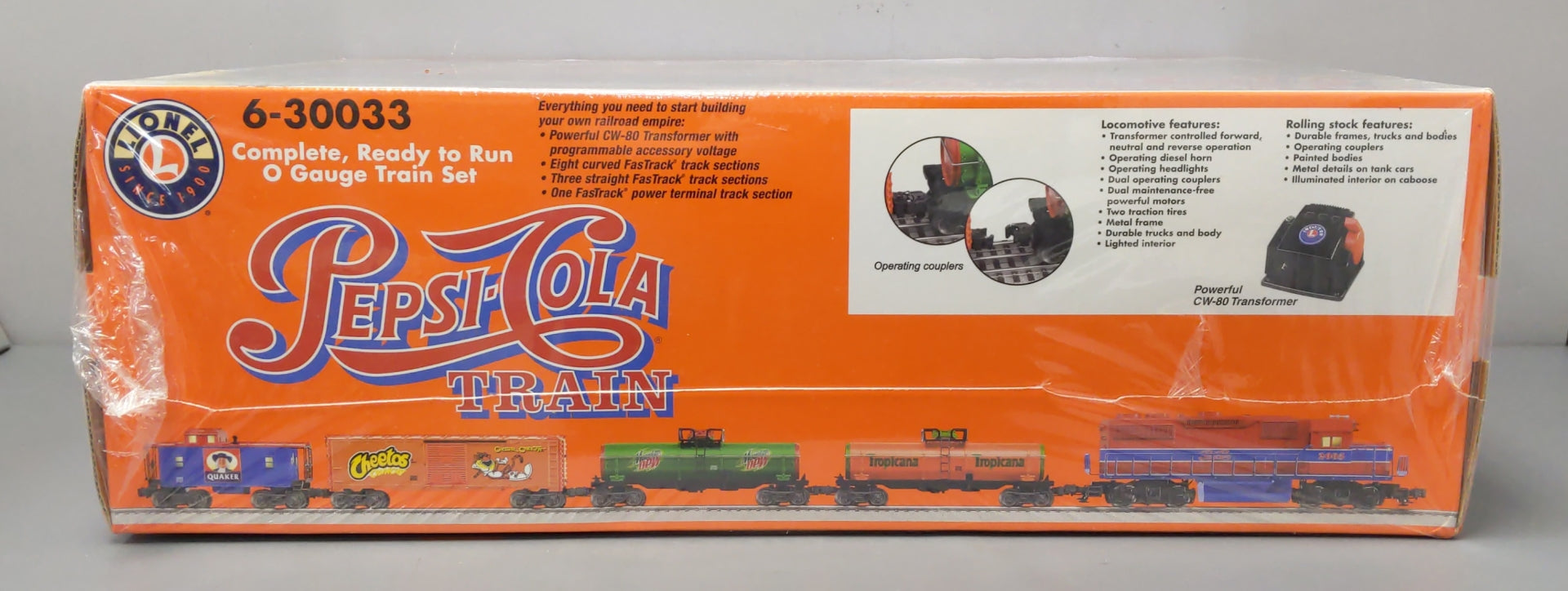 Lionel 6-30033 Pepsi-Cola O Gauge Diesel Train Set MT/Box
