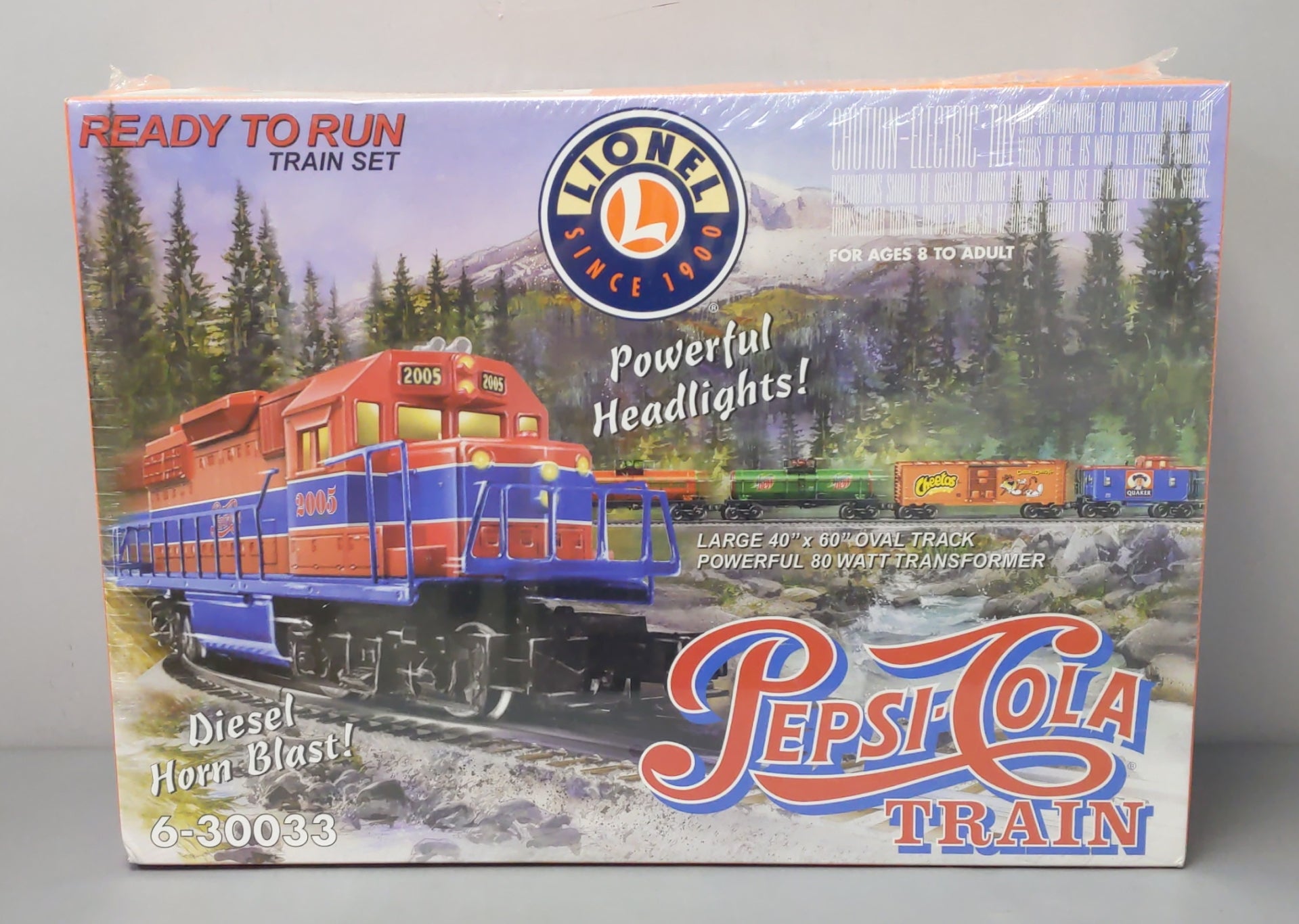 Lionel 6-30033 Pepsi-Cola O Gauge Diesel Train Set MT/Box