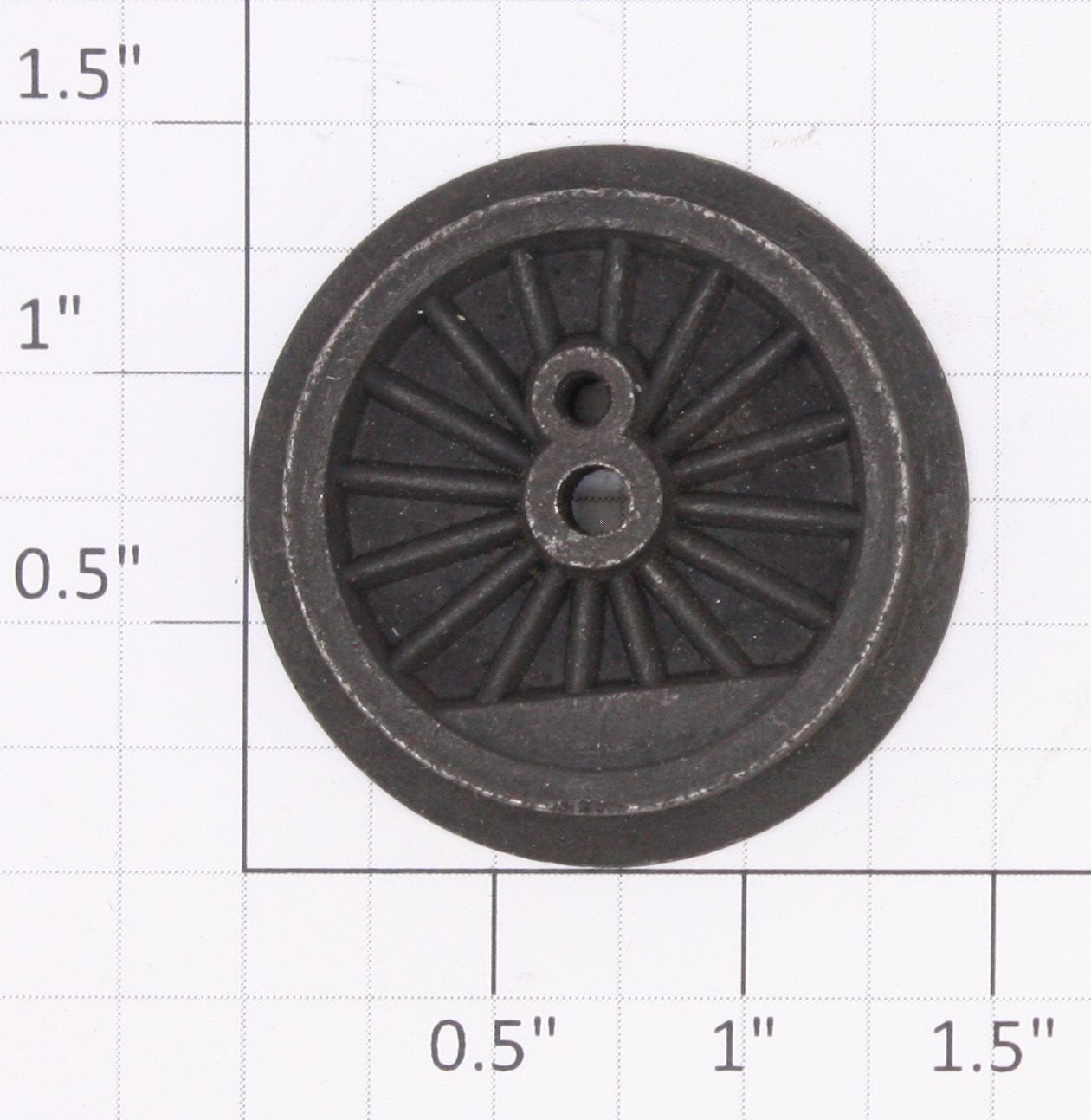 Lionel 2036-144 Steam Loco Plain End Wheel