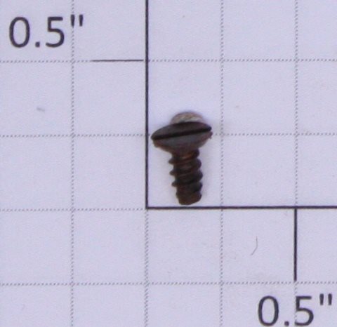 Lionel #4 x 1/4" Black Flat Head Slotted Self Tapping Screw