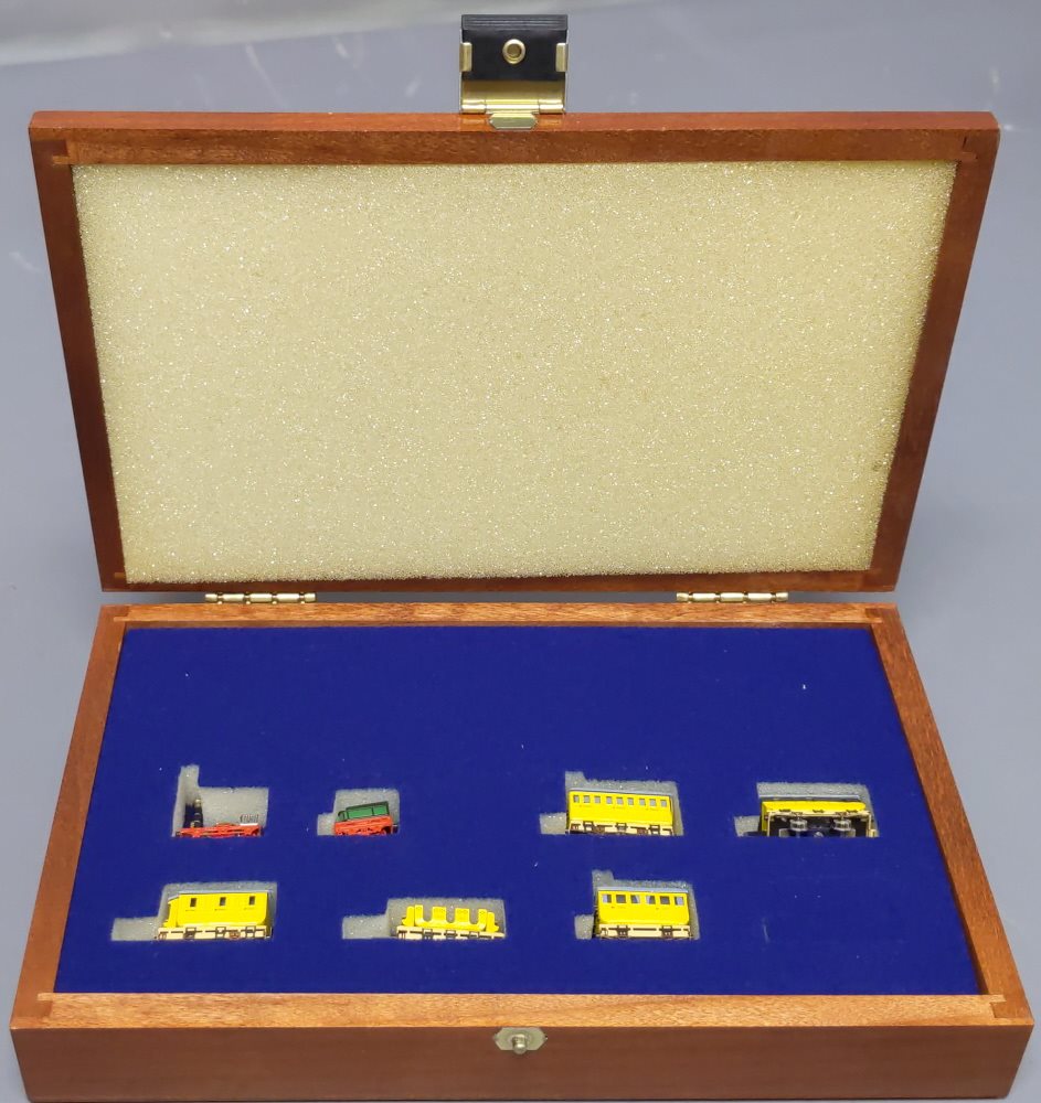 Marklin 8770A Brass Railex Adler Z Gauge Steam Passenger Train Set EX/Box