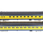 MTH 20-6618 O Alaska 70' Streamlined Sleeper/Diner Passenger Car Set (Set of 2) LN/Box