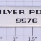 Lionel 9576-2 Silver Pouch Adhesive Nameplate