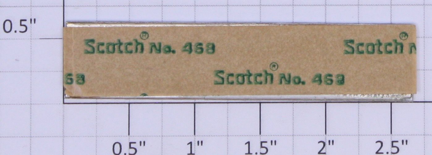 Lionel 9576-2 Silver Pouch Adhesive Nameplate