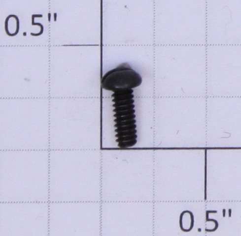 Lionel #4-40 x 5/16" Black Round Head Slotted Machine Screw