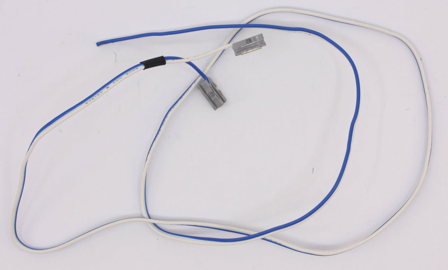 Beko DIN 5932 FX30 24" 2-Conductor Blue and White Wire Harness with Plug