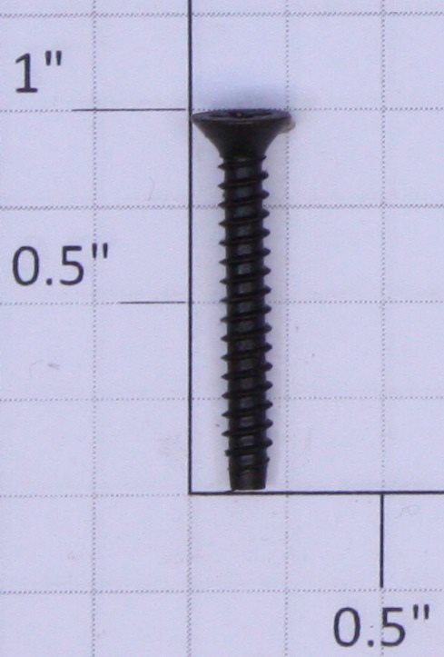 Lionel #6 x 1" Black Flat Head Gang Car Cover Mounting Screw
