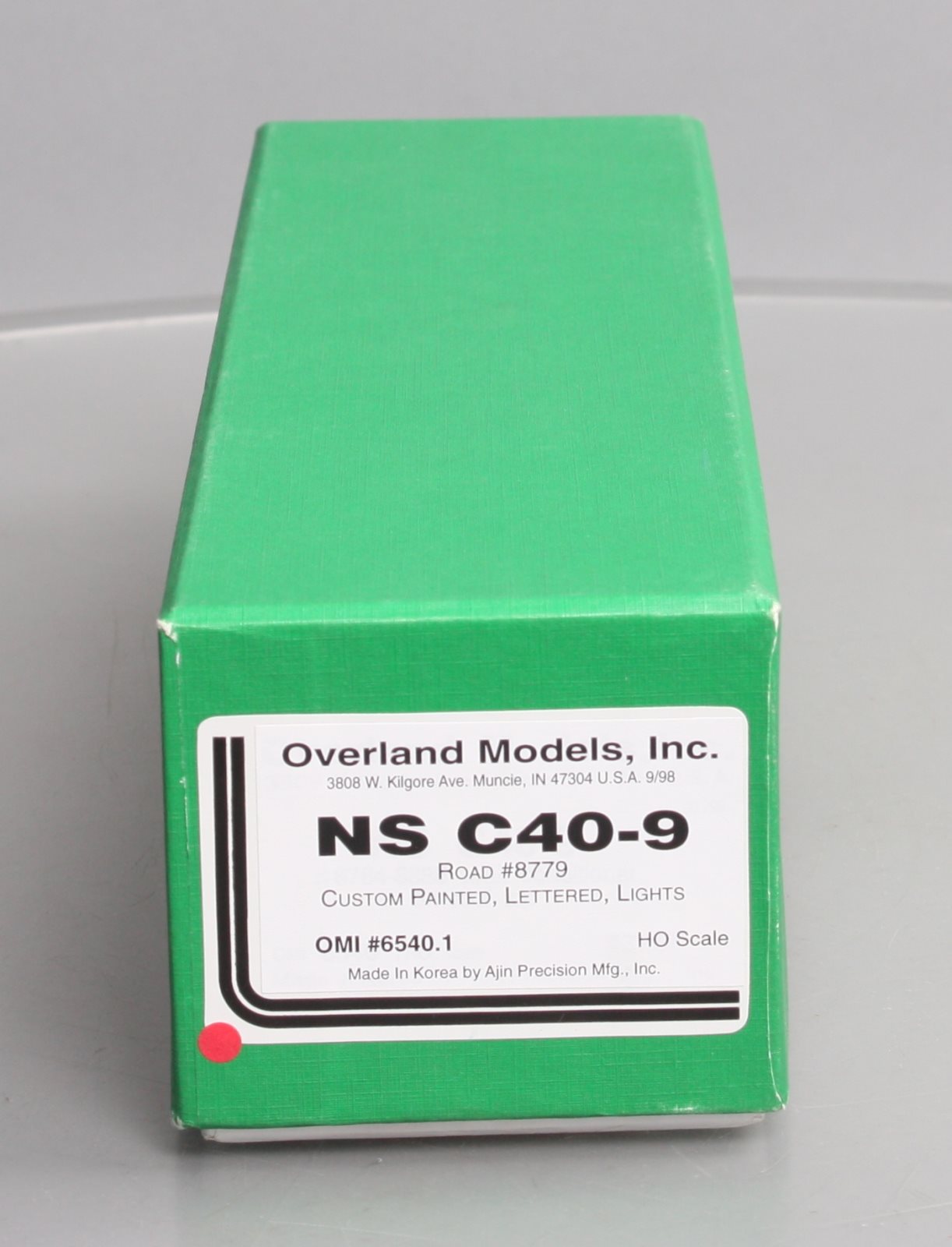 Overland OMI-6540.1 HO BRASS Norfolk Southern C40-9 Diesel Locomotive #8779 -FP LN/Box