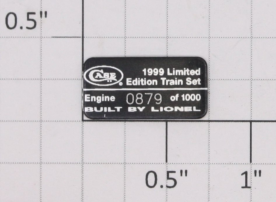Lionel 28017-20 Case Cutlery 4-6-2 Pacific Steam Locomotive Plaque